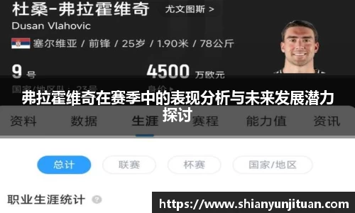 弗拉霍维奇在赛季中的表现分析与未来发展潜力探讨