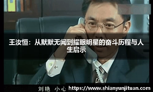 王汝恒：从默默无闻到耀眼明星的奋斗历程与人生启示